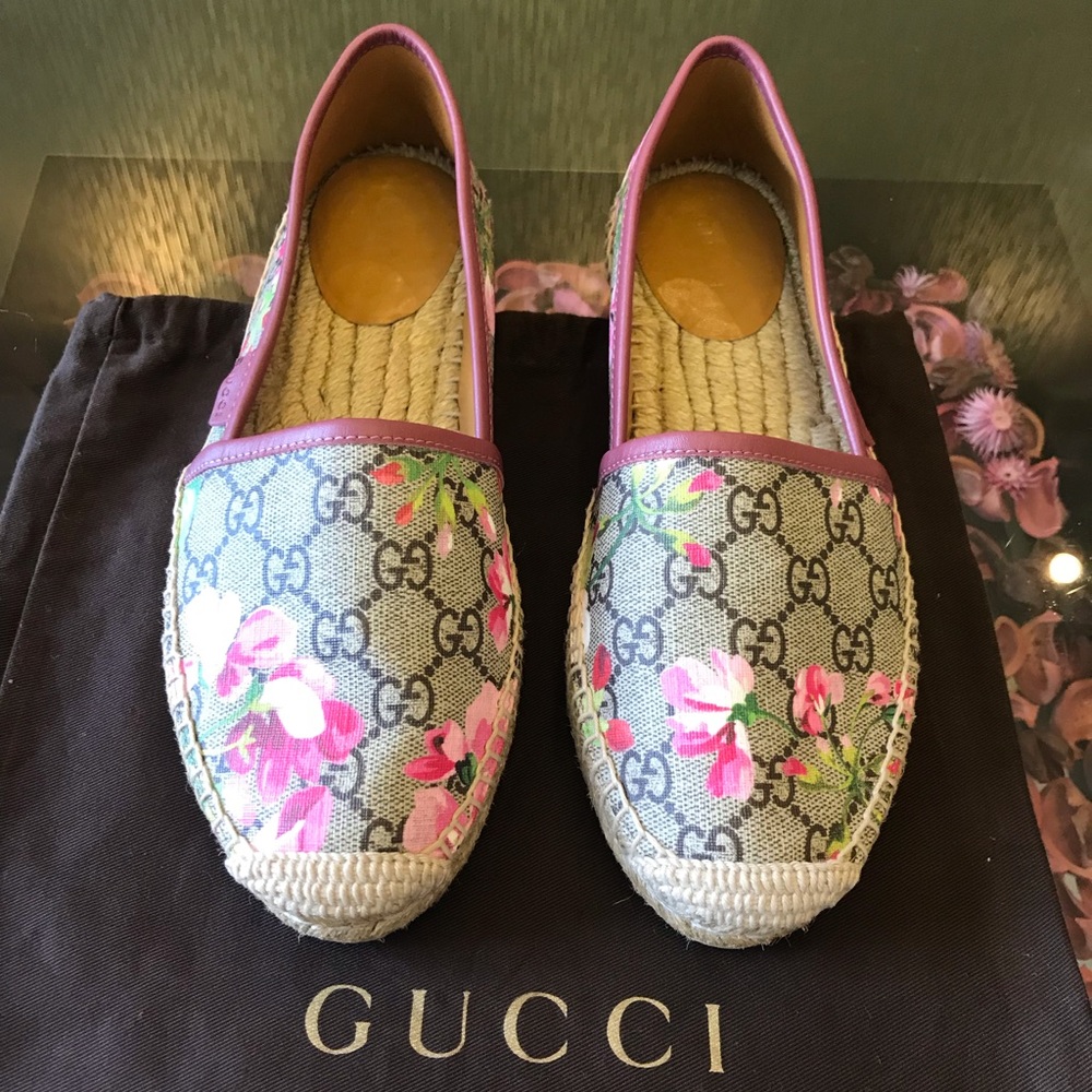 Gucci blooms supreme espadrille! NEW WITHOUT TAGS!